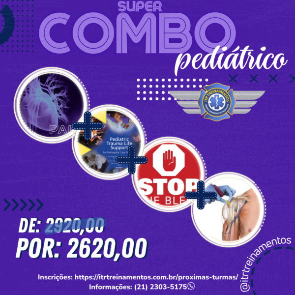 SUPER COMBO Pediátrico - PALS + PITLS + PIO + STB